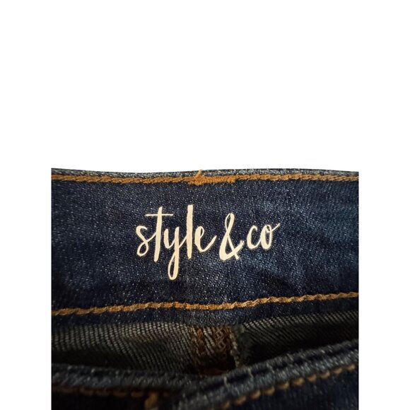 Style & Co Womens Mid Rise Skinny Jeans Size 20 Medium Wash Stretchy - Picture 3 of 5